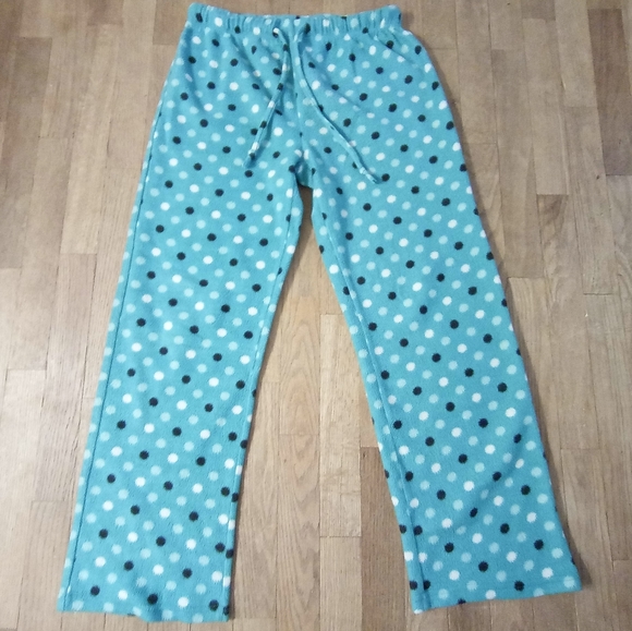 NINA CAPRI - Fleece Polka Dot Lounge Pants - Picture 4 of 8
